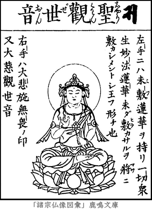 观音菩萨线描图